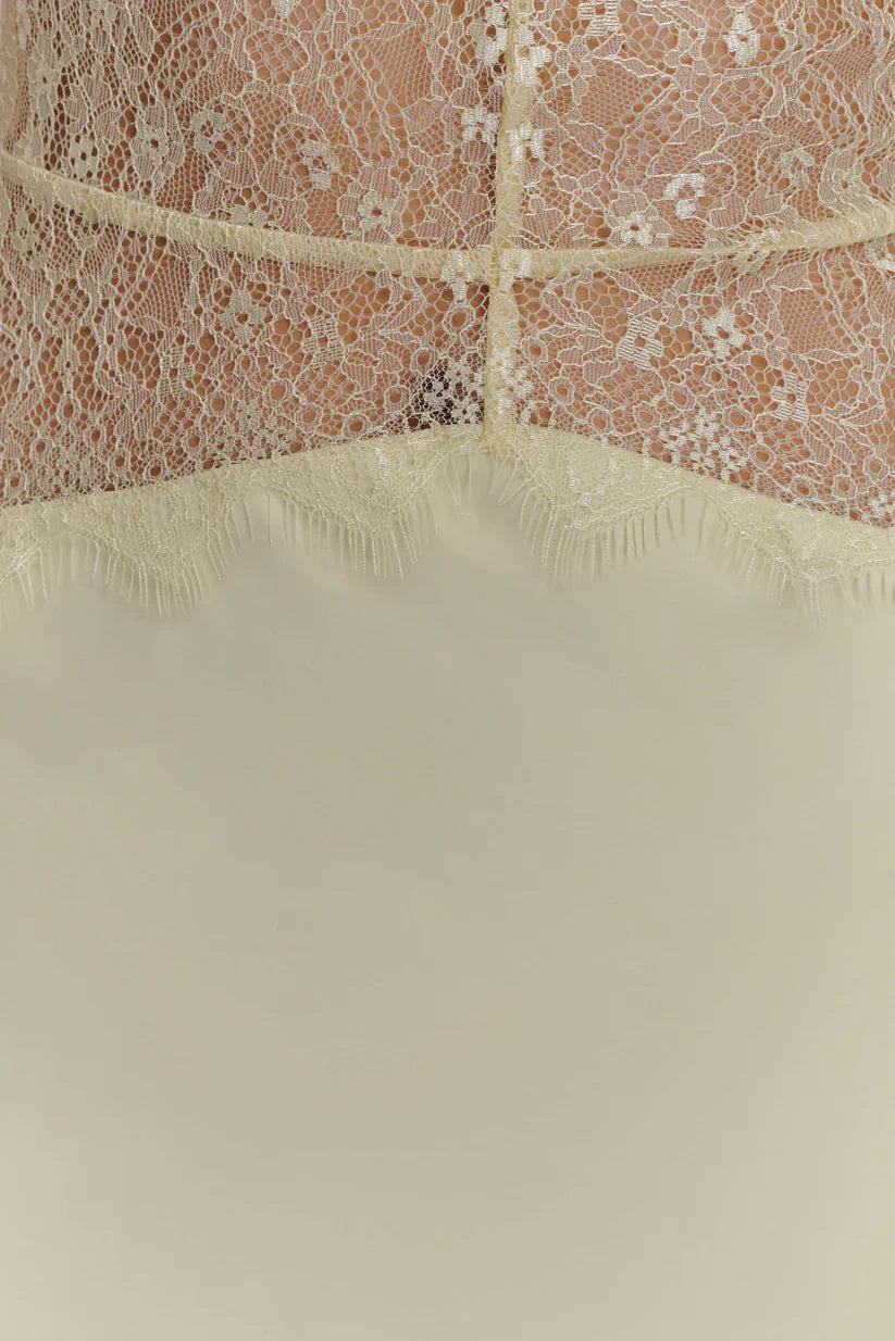 Emora Satin Maxi Dress