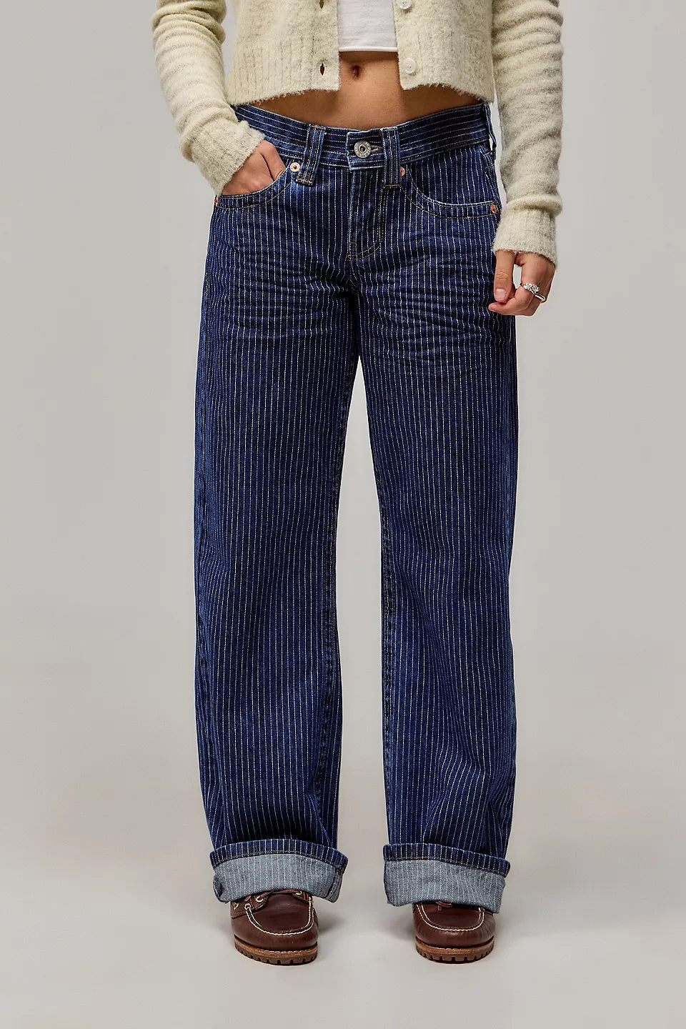 Brianne Striped Jeans