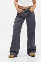 Brianne Striped Jeans