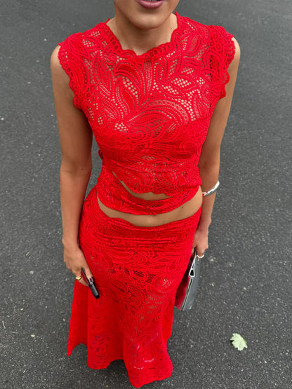 Virella Lace Duo Set