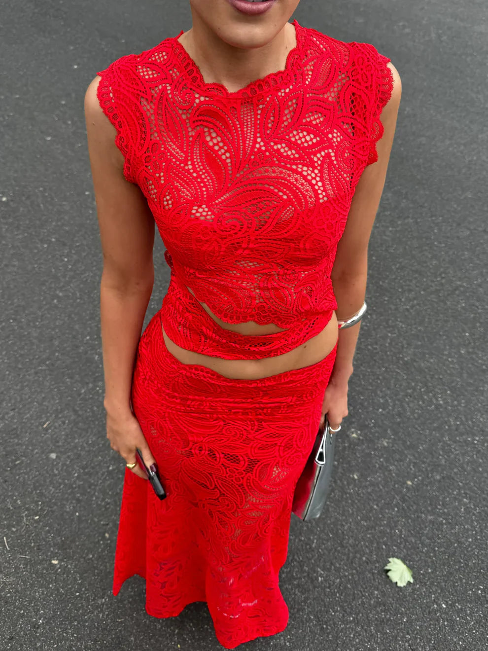 Virella Lace Duo Set