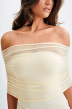 Seraphina Off-Shoulder Mesh Dress