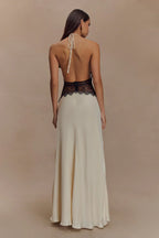 Emora Satin Maxi Dress
