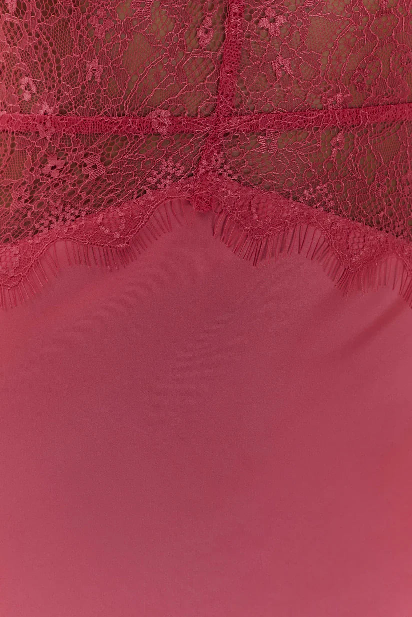 Emora Satin Maxi Dress