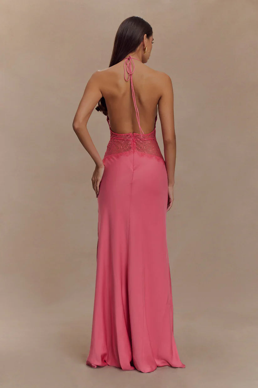 Emora Satin Maxi Dress
