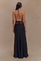 Emora Satin Maxi Dress