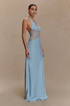 Emora Satin Maxi Dress