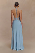 Emora Satin Maxi Dress
