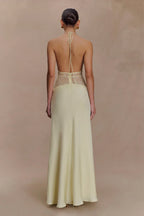 Emora Satin Maxi Dress
