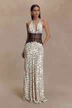 Emora Satin Maxi Dress
