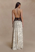 Emora Satin Maxi Dress