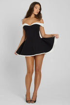 Noiré Black Mini Dress
