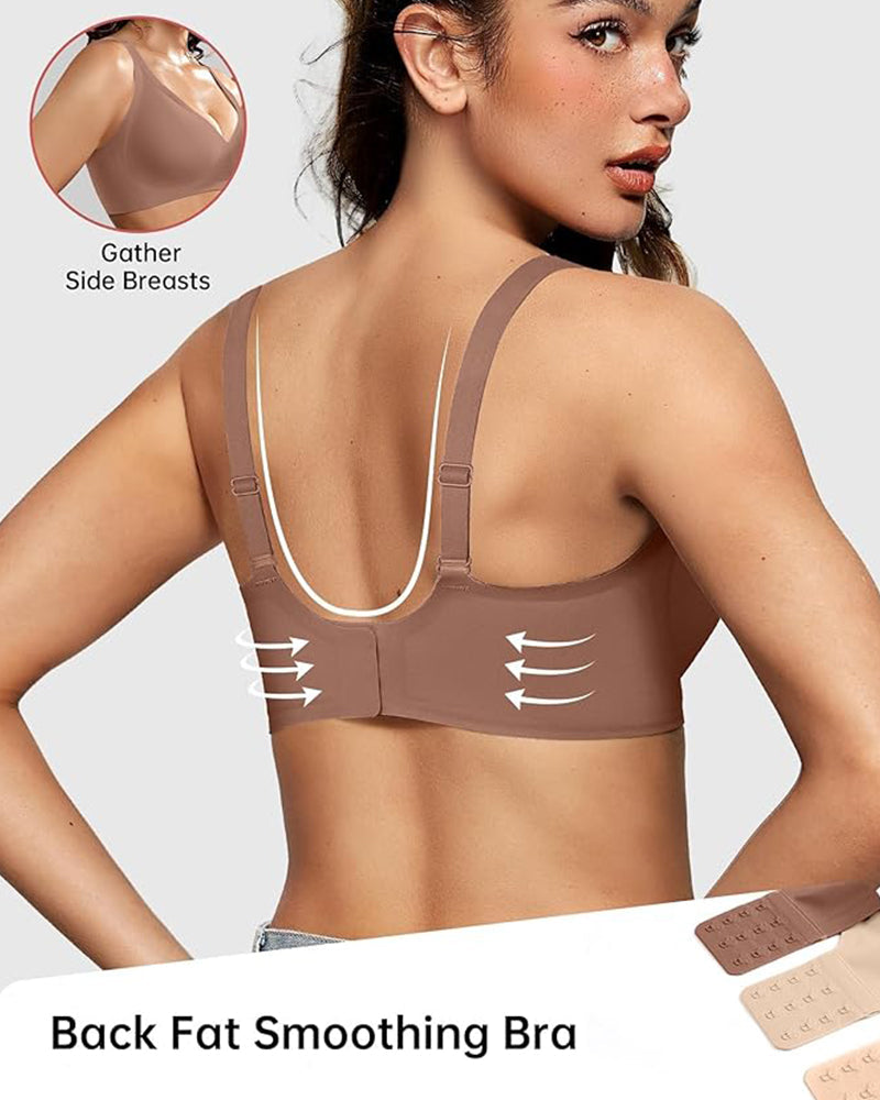 Deep-V Invisible Push-up Wireless Bra