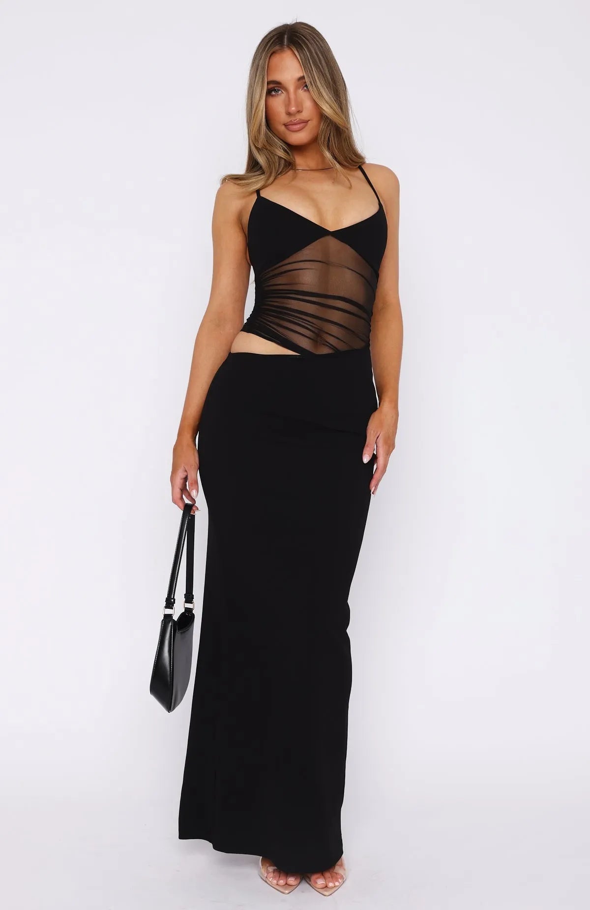 Lunavie™ – Maxi Mesh Dress