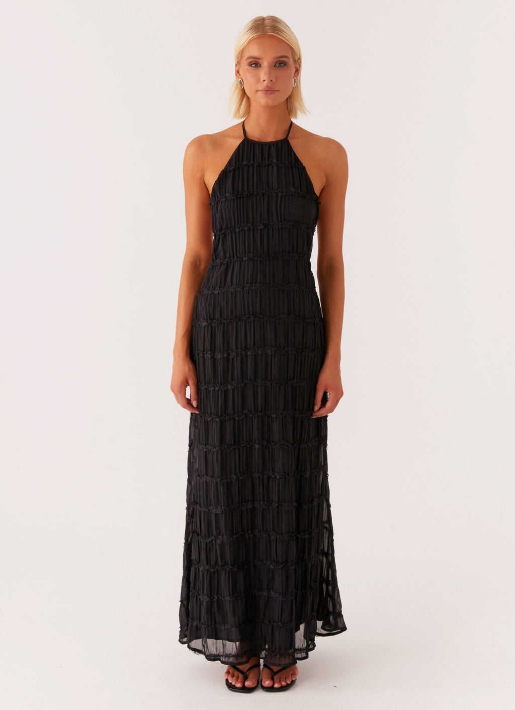 Luniva™ – Elegante Mesh Halterjurk