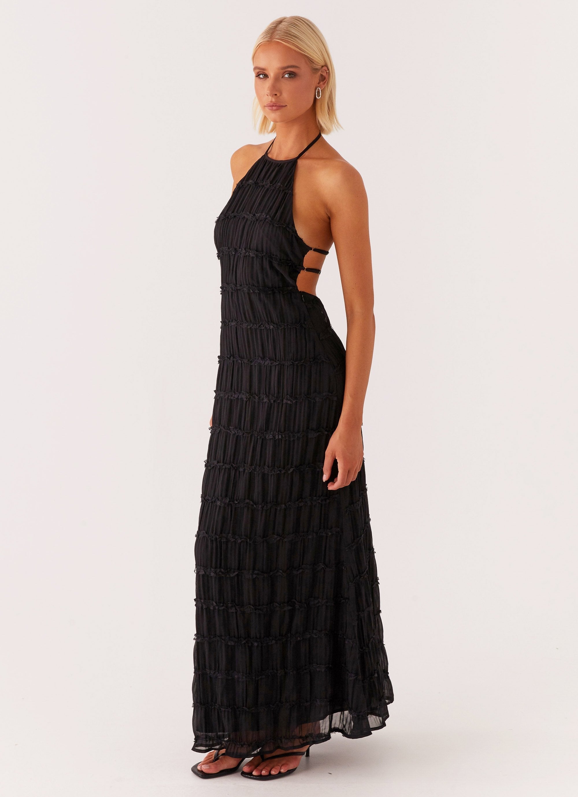 Luniva™ – Elegante Mesh Halterjurk