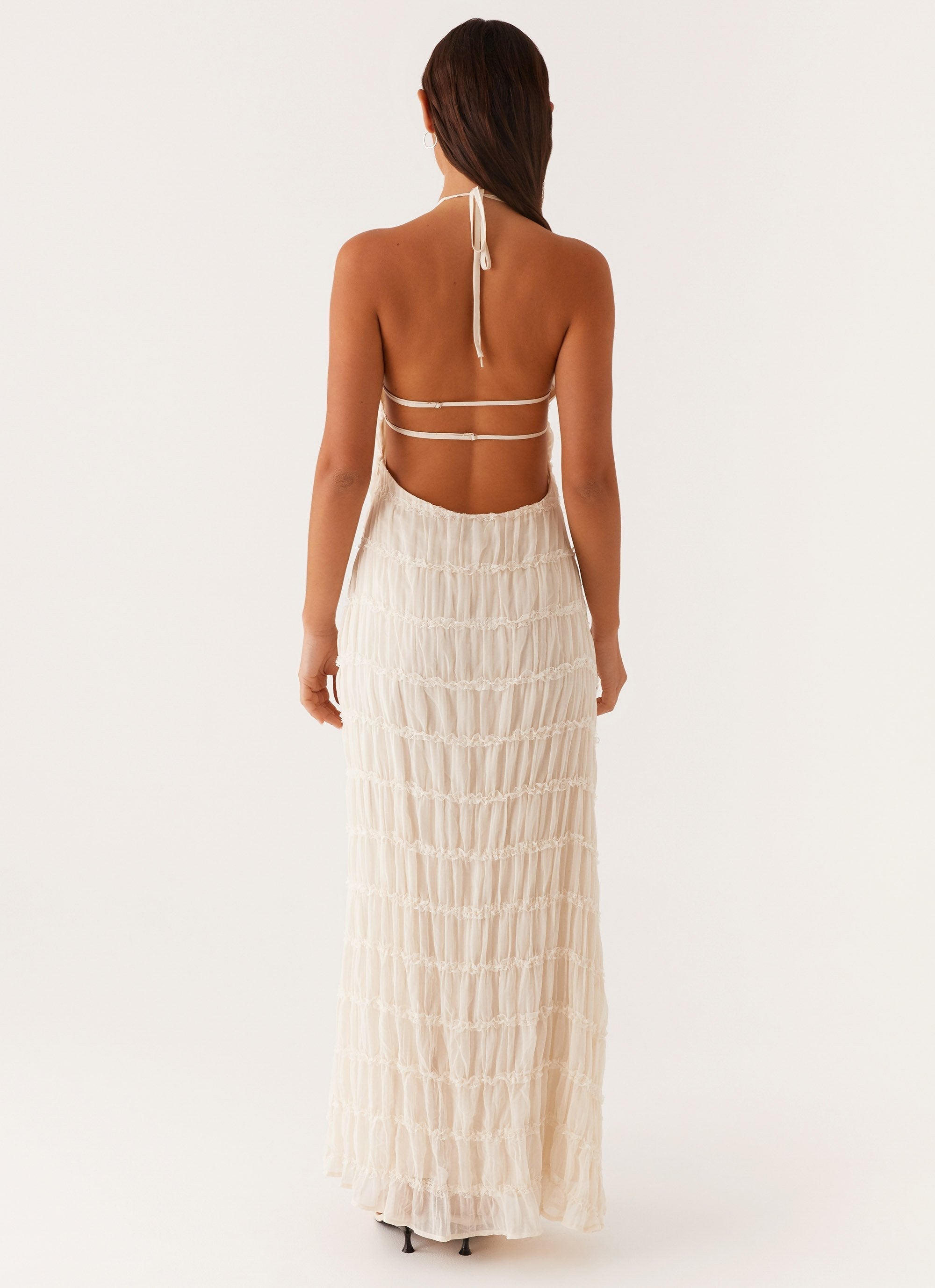 Luniva™ – Elegante Mesh Halterjurk