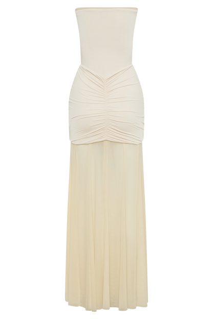 Seraphina Off-Shoulder Mesh Dress