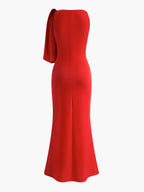 Selvia™ – One Shoulder Maxi Dress