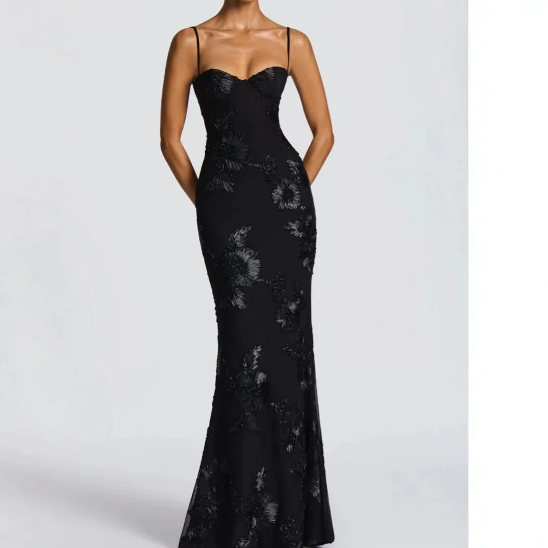 Elara Bloom Maxi Dress