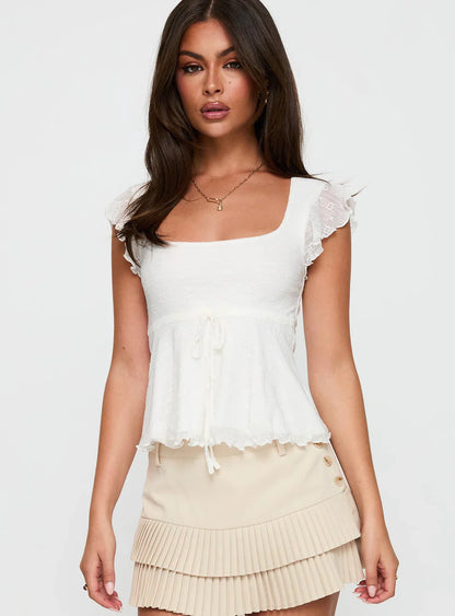 VeraLuxe™ Frill Top