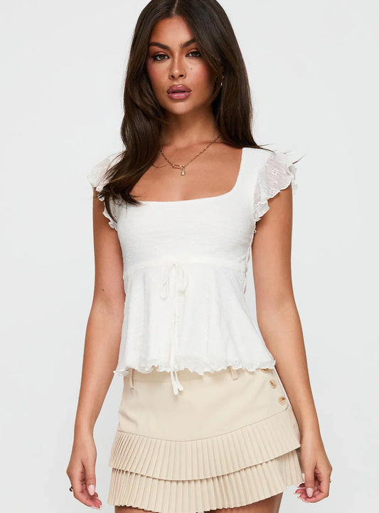 VeraLuxe™ Frill Top