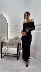 Avelyn Off-Shoulder Maxi Dress