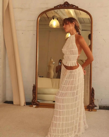 LioraGrace™ Two-Piece Halter Set