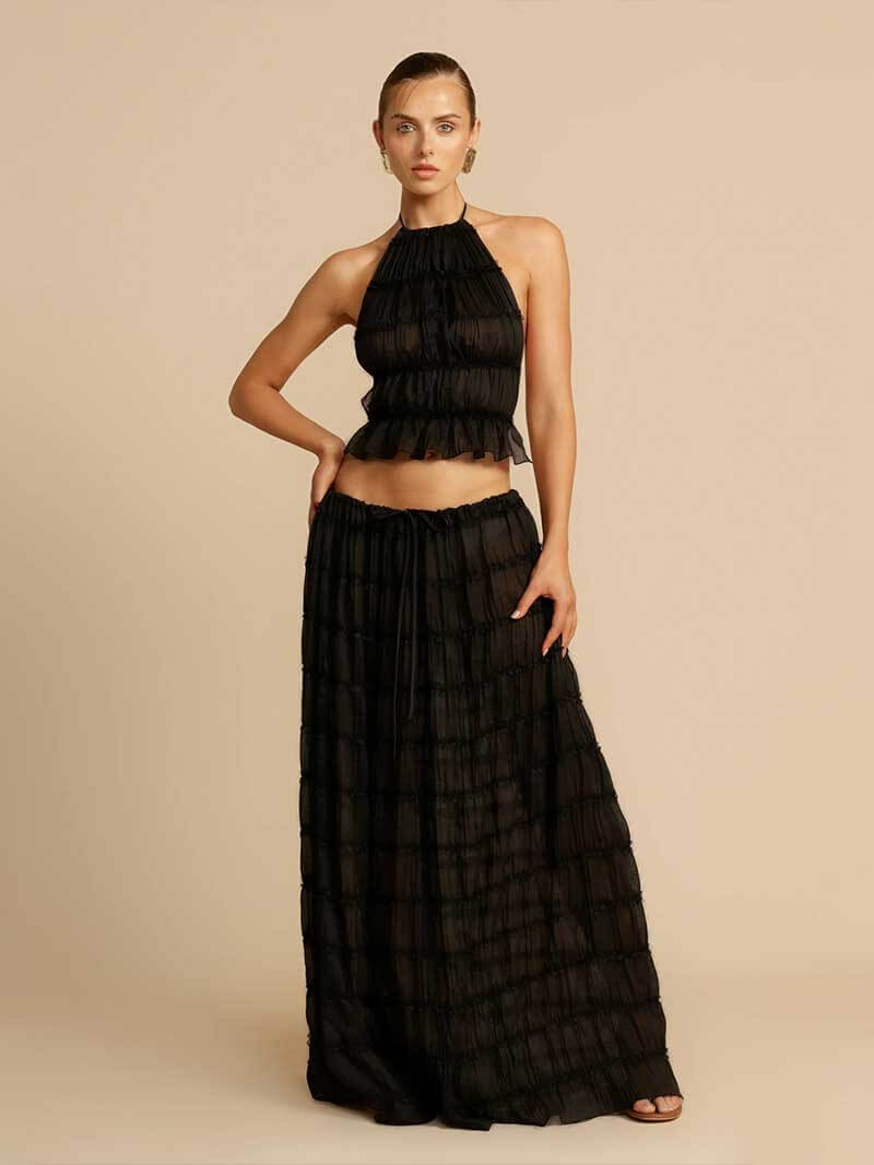 LioraGrace™ Two-Piece Halter Set
