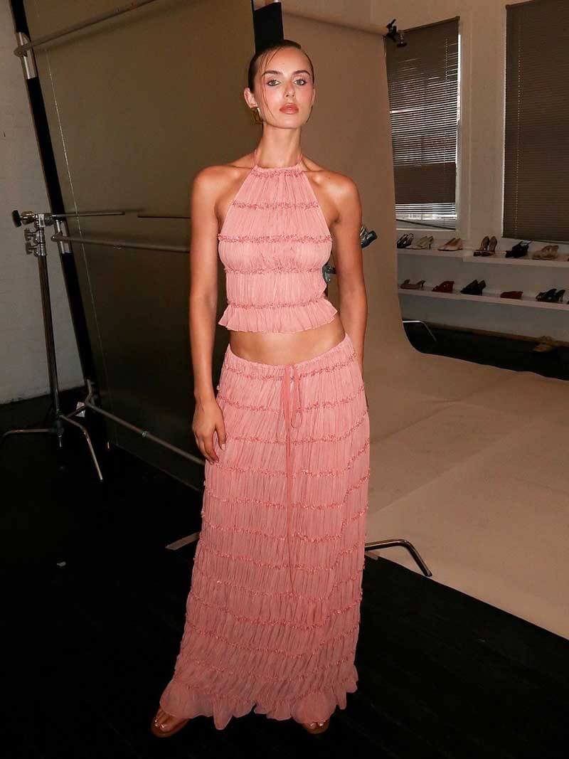 LioraGrace™ Two-Piece Halter Set