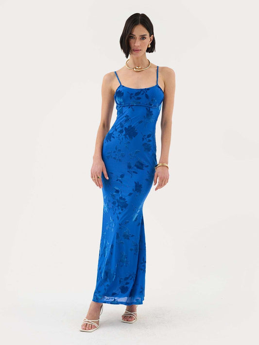 Lunaria™ Maxi Dress – Cobalt Blue