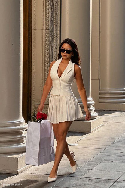 Vespera™ Vest & Skirt Set