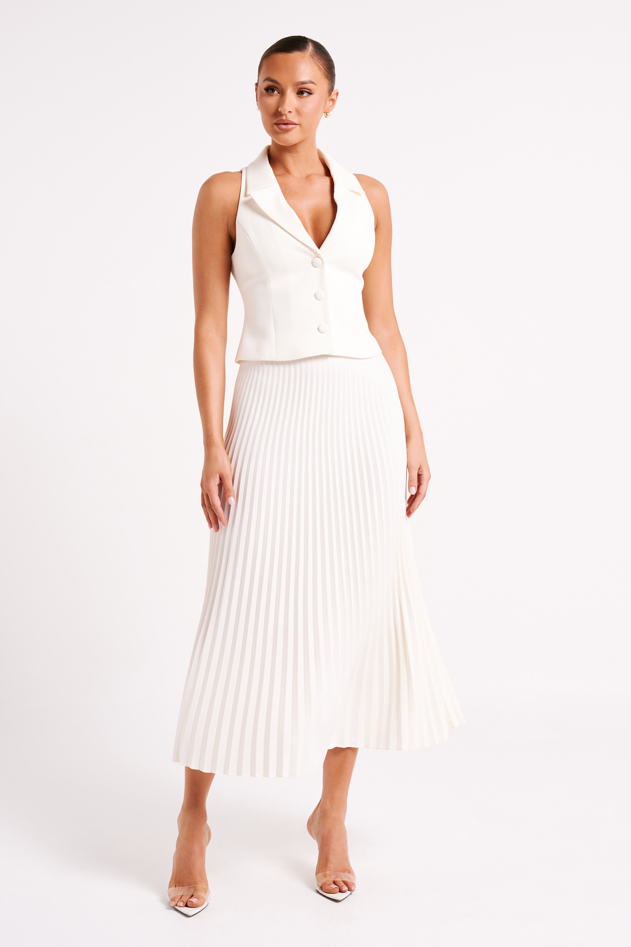 Vespera™ Vest & Skirt Set