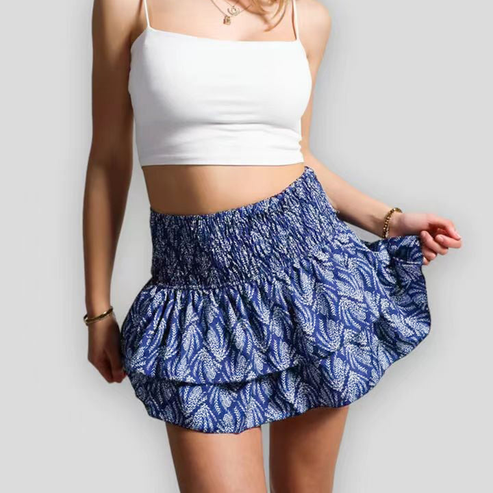 LunaFlair™ Ruffled Midi Skir