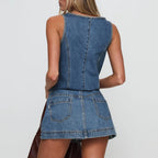 DenimLuxe™ 2-delige Set