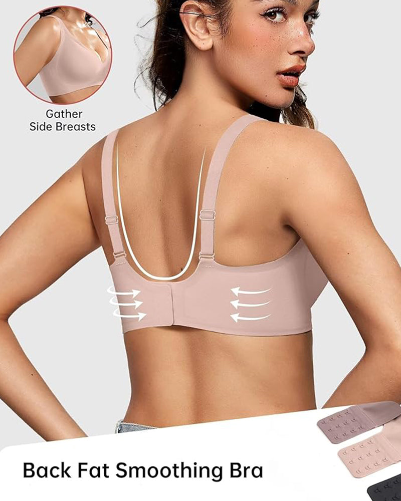 Deep-V Invisible Push-up Wireless Bra