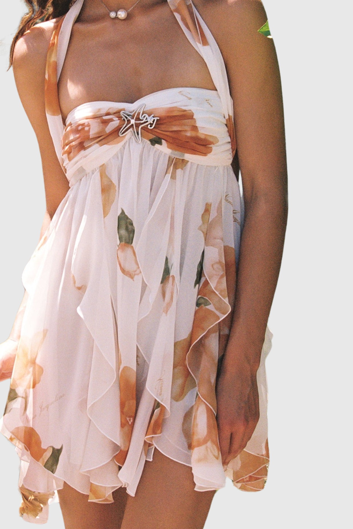 Sereluna Halter Mini Dress