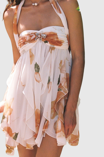 Sereluna Halter Mini Dress