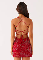 Adorable sequin mini dress