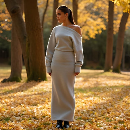 Evelora Long Sleeve Dress