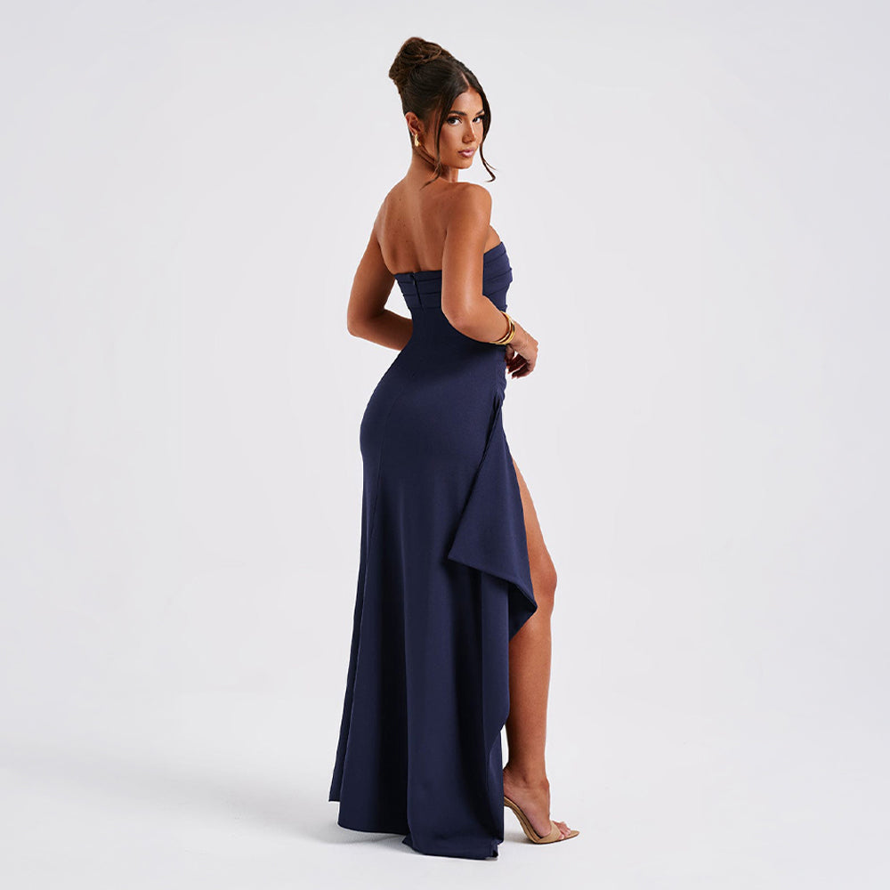 Aurelié Strapless Split Dress