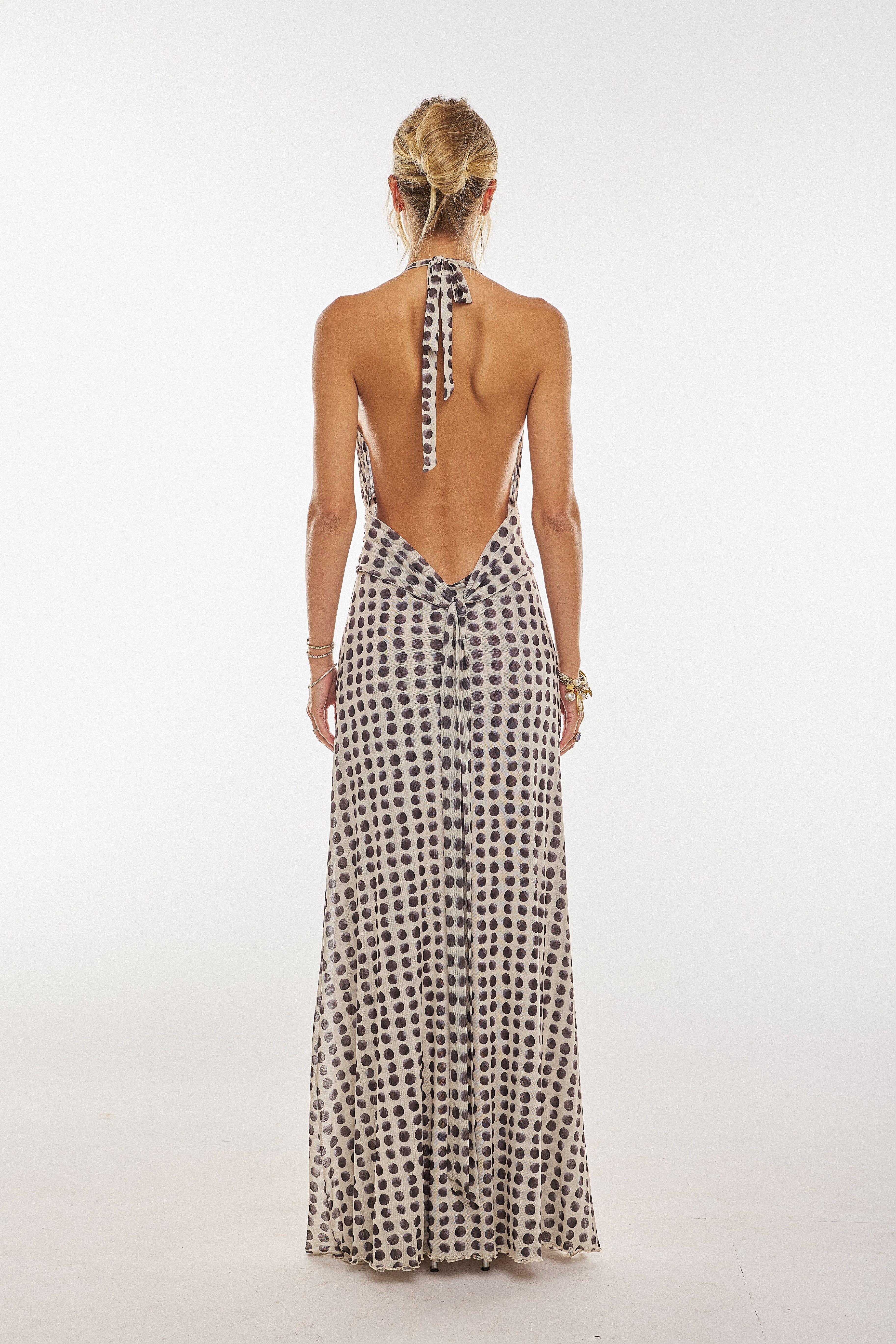 Selira Halter Maxi Dress