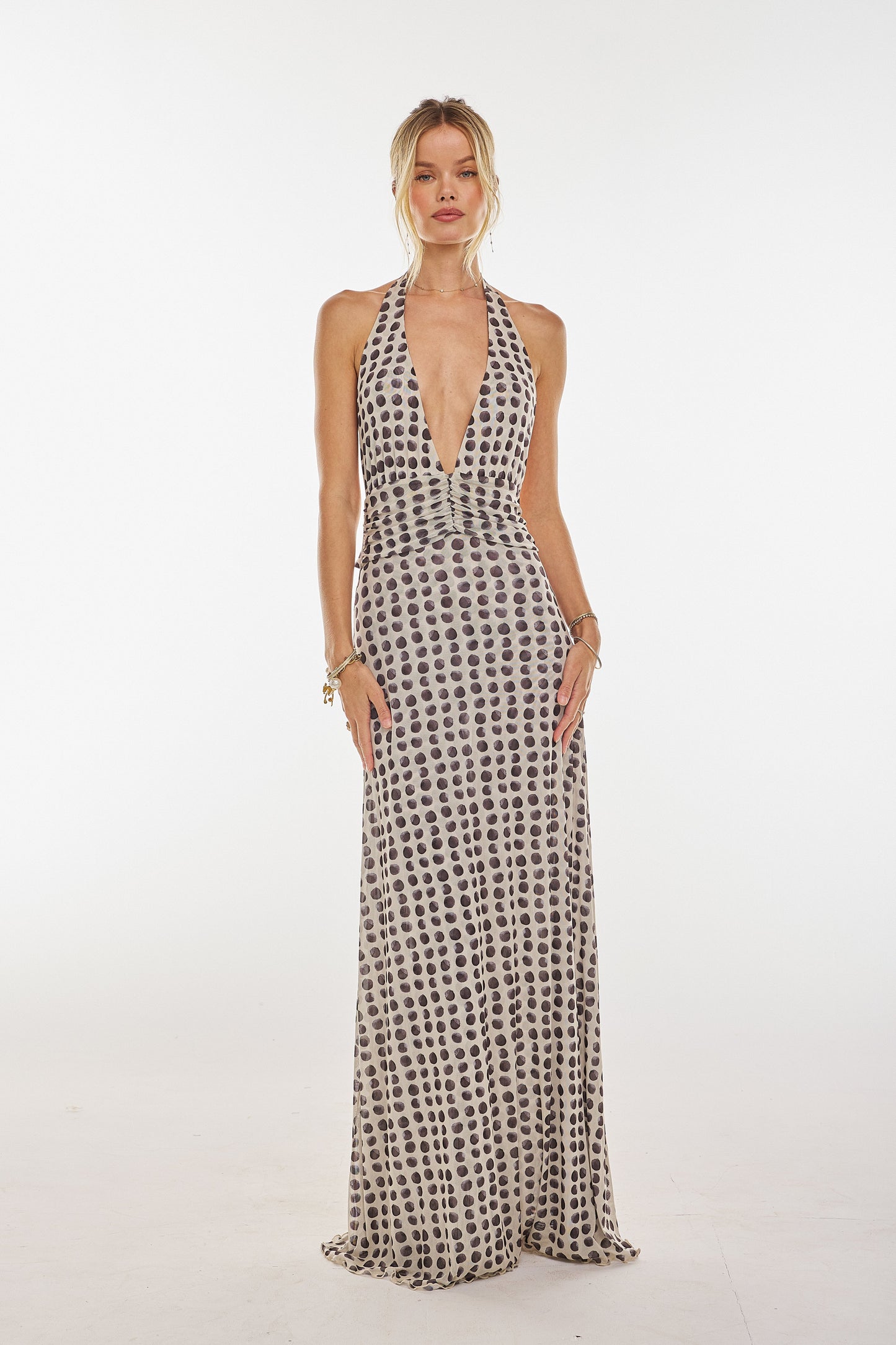 Selira Halter Maxi Dress