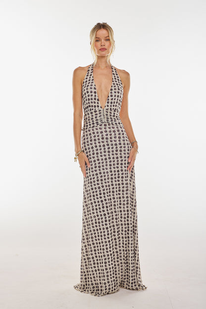Selira Halter Maxi Dress