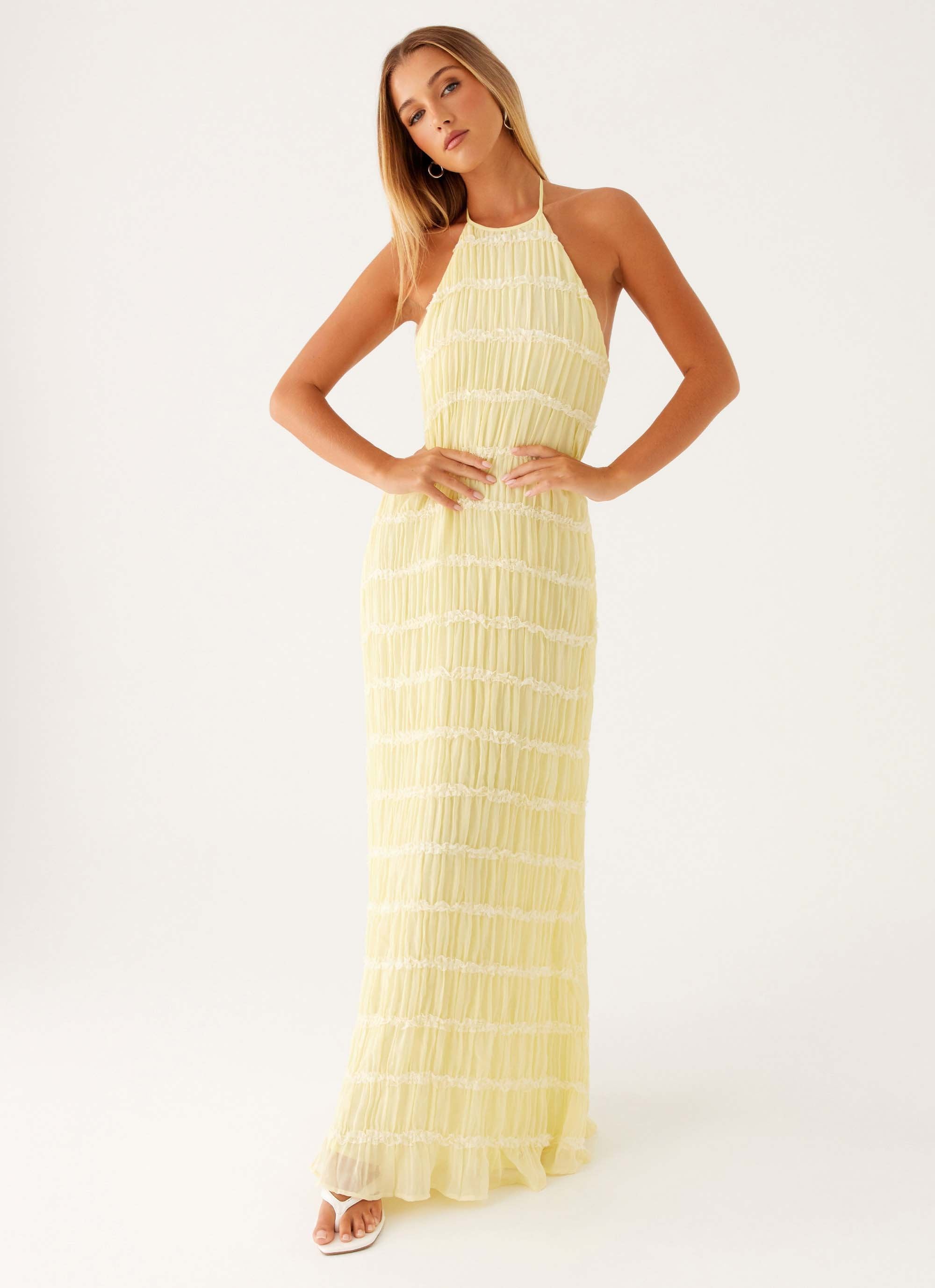 Luniva™ – Elegante Mesh Halterjurk