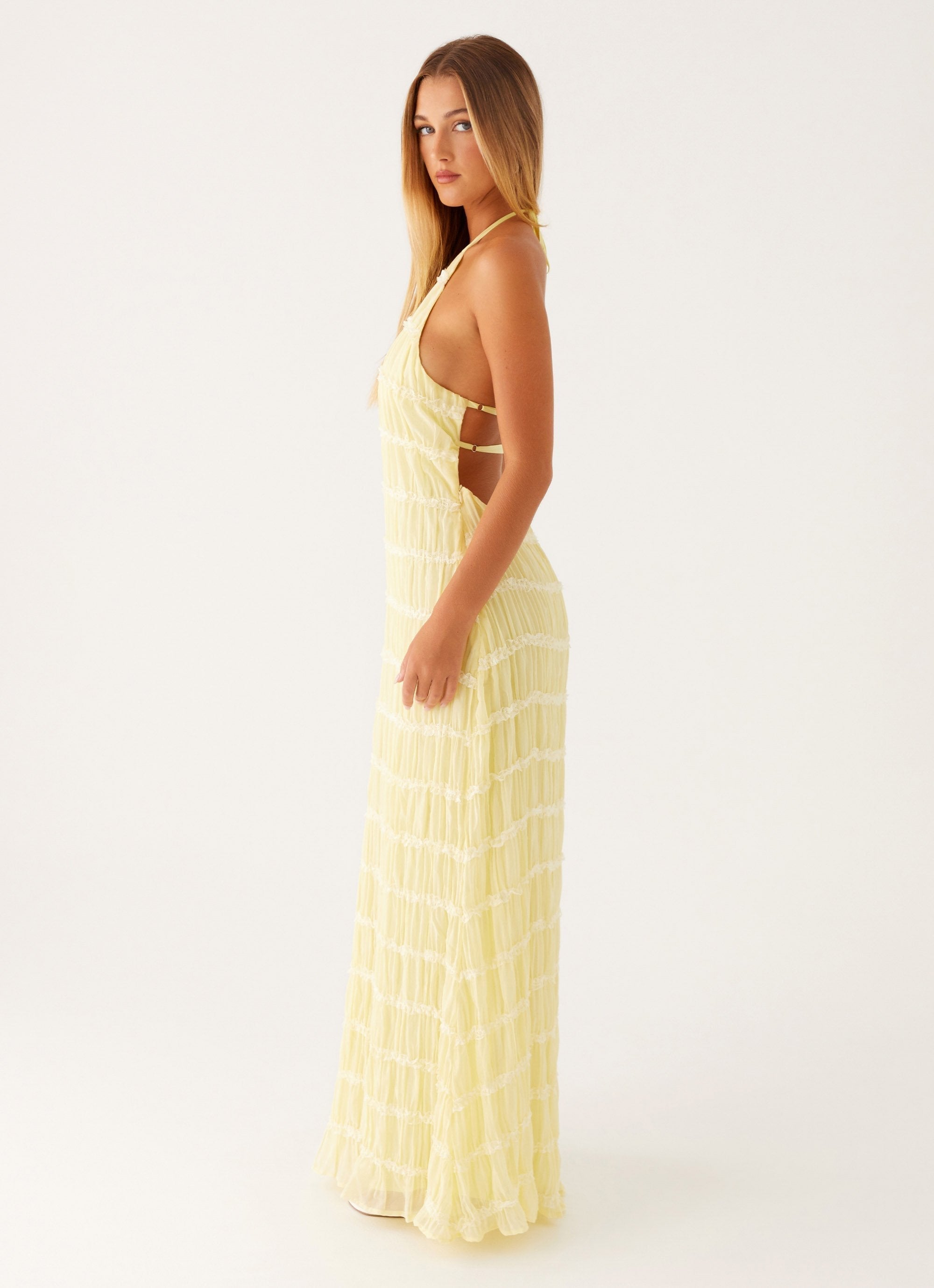 Luniva™ – Elegante Mesh Halterjurk