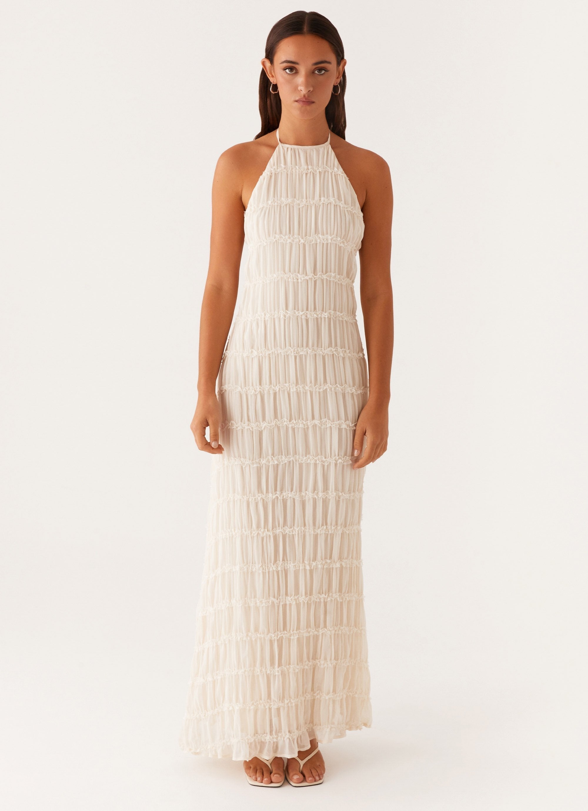 Luniva™ – Elegante Mesh Halterjurk