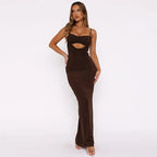 Hollow Maxi Dress