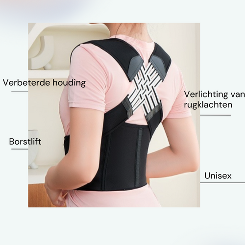 Laat Rugpijn Achter je || Unisex Houdingscorrector voor Langdurige Verlichting