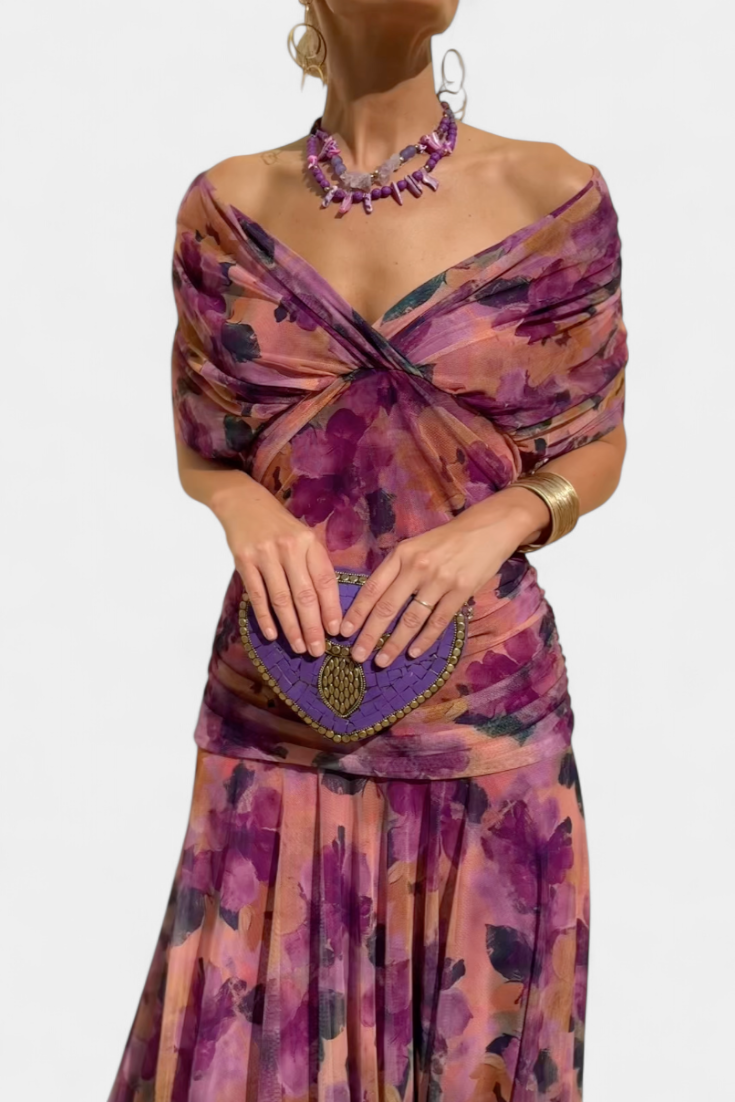 Avelina | Romantic Floral Maxi Dress